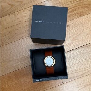 Marc by Marc Jacobs Gold and Brown Watch